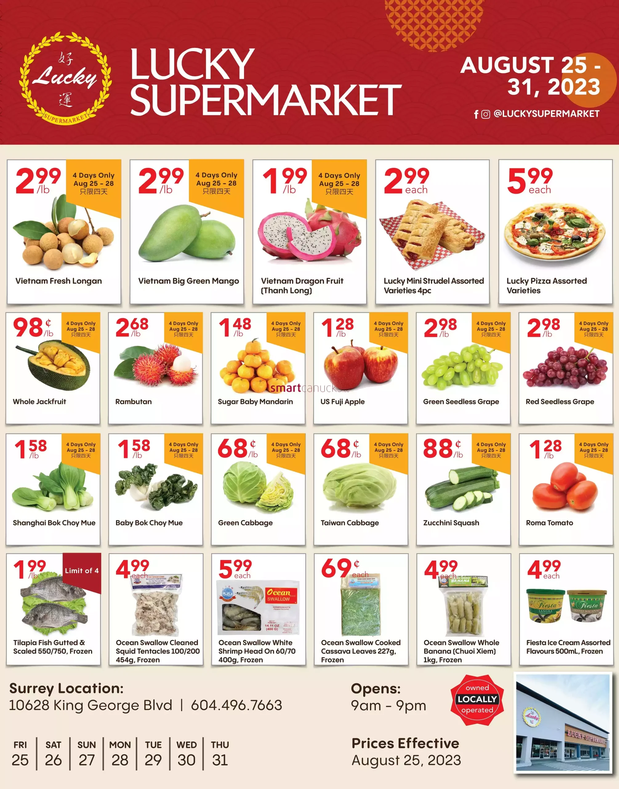 Lucky Supermarket Flyer September 29 - October 5, 2023 (Surrey) 1