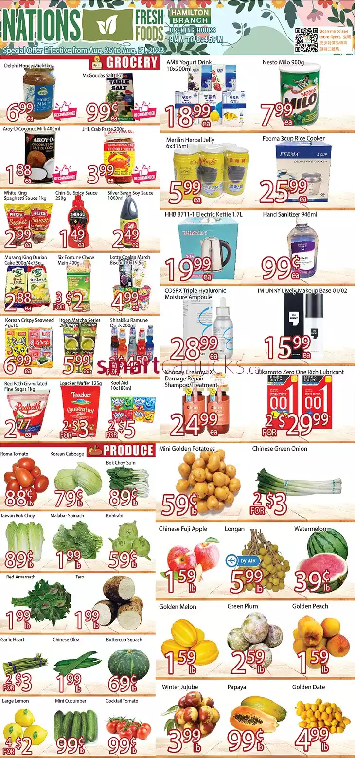 Nations Fresh Foods Flyer September 28 - October 4, 2023 (Hamilton)