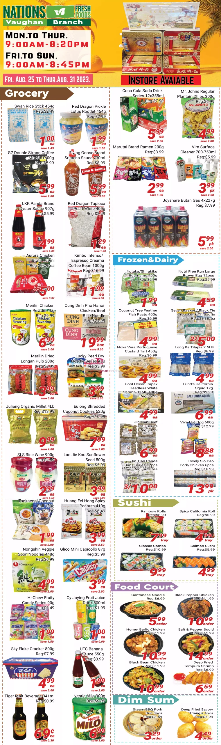 Nations Fresh Foods Flyer September 28 - October 4, 2023 (Vaughan) 1
