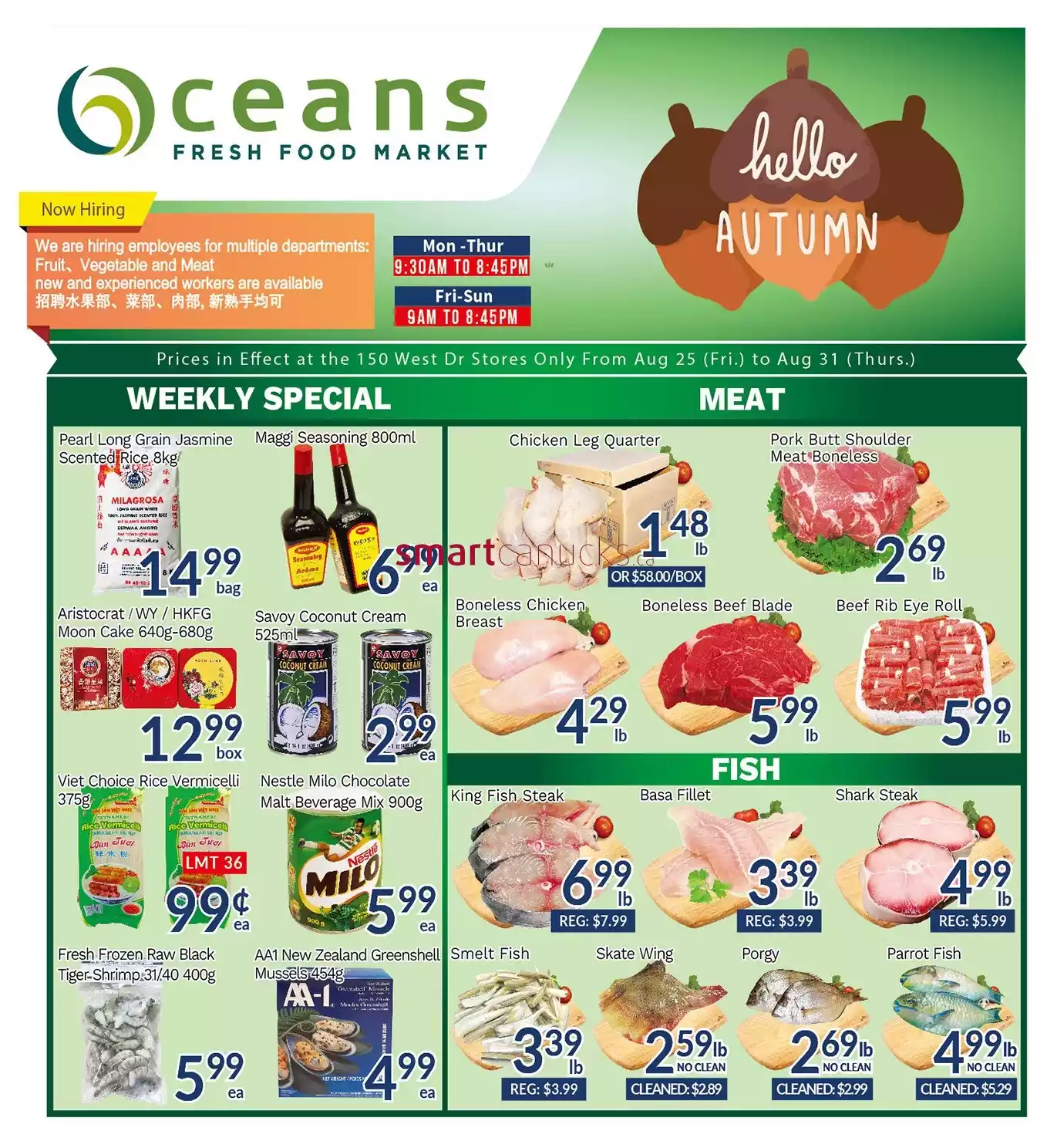 Oceans Fresh Food Market Flyer September 29 - October 5, 2023 (West Dr., Brampton) 1