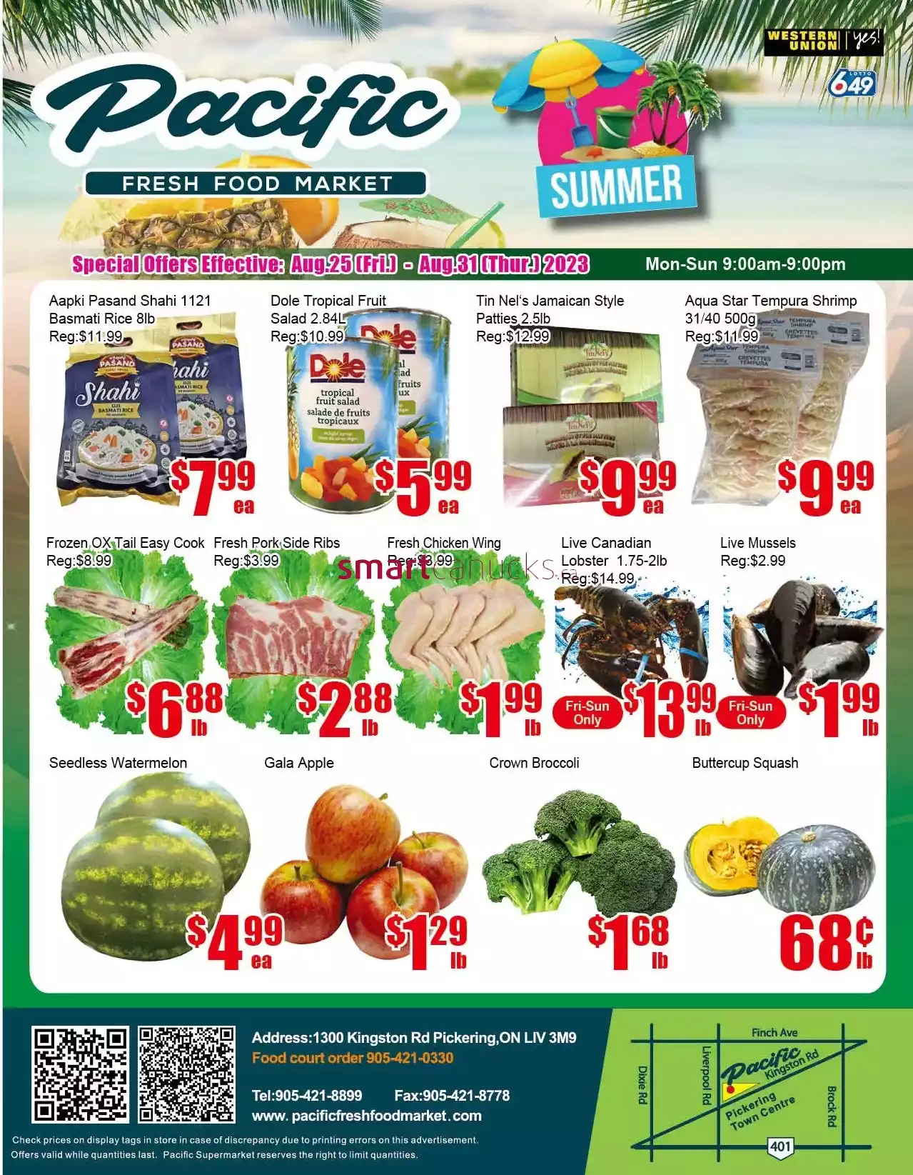 Pacific Fresh Food Market Flyer September 29 - October 5, 2023 (Pickering) 1